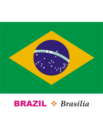 Brazil Flag Colors. Brazil Flag Coloring Pages