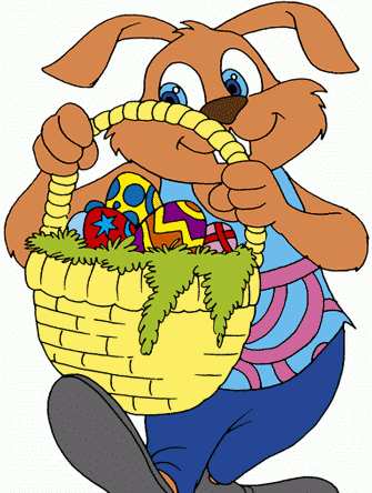 easter bunnies pictures to color. Easter Bunny Coloring Pages