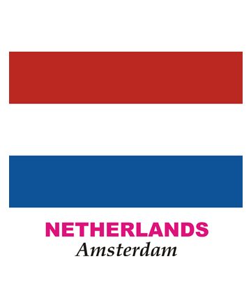 Flag Of Netherlands Coloring Page