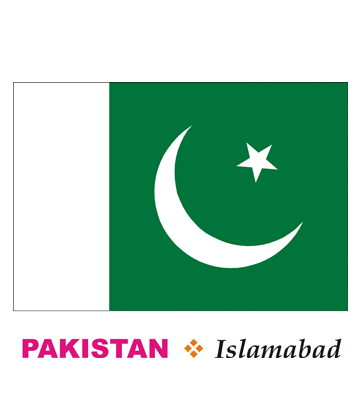 Pakistan Flag Colouring