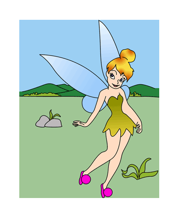 Disney Fairies Tinkerbell Coloring Pages