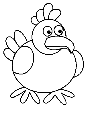 how to draw bird