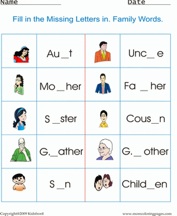 Family Coloring Pages on Family Members Worksheet Coloring Worksheets  Free Online Coloring