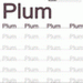 Plum Word Color Coloring Worksheet