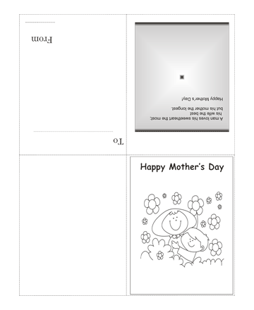 happy mothers day cards to print. happy mothers day funny