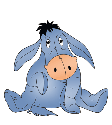 Eeyore Character Coloring Pages for Kids to Color and Print