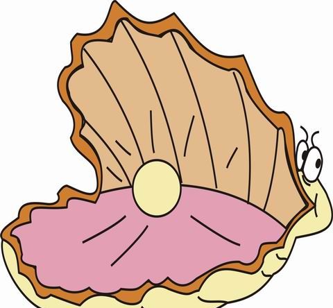 oyster pearl coloring page